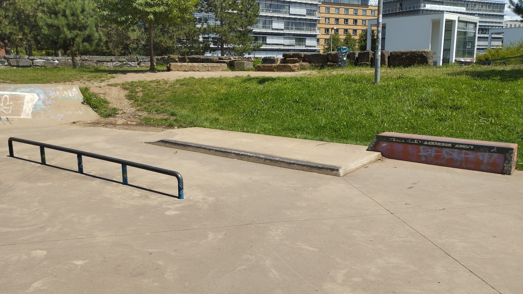 Burgerpark Hafeninsel skatepark